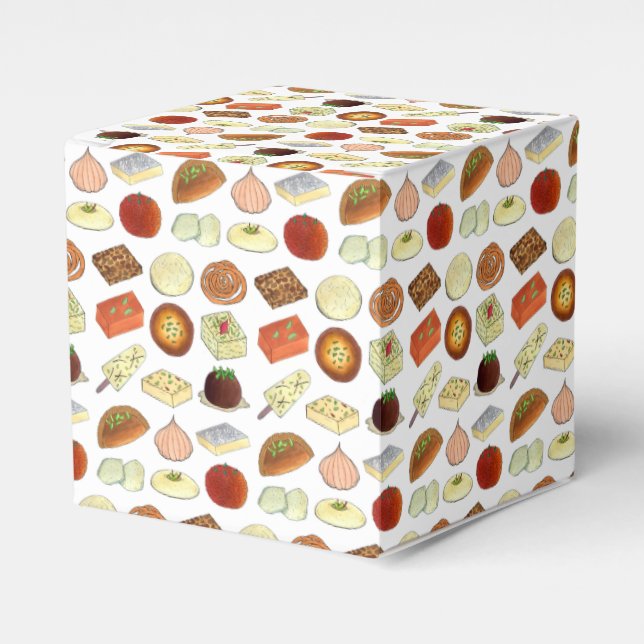 Mithai Indian Süßigkeiten Süßwarengetränke Indien Geschenkschachtel (Vorderseite)