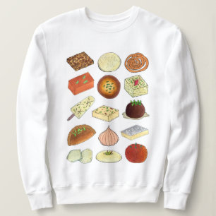 Mithai Indian Süßigkeiten Süßwarengetränke Indien Sweatshirt