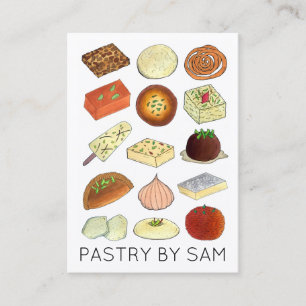 Mithai Indian Sweet Shop Süßwaren Konditorei Koch Visitenkarte