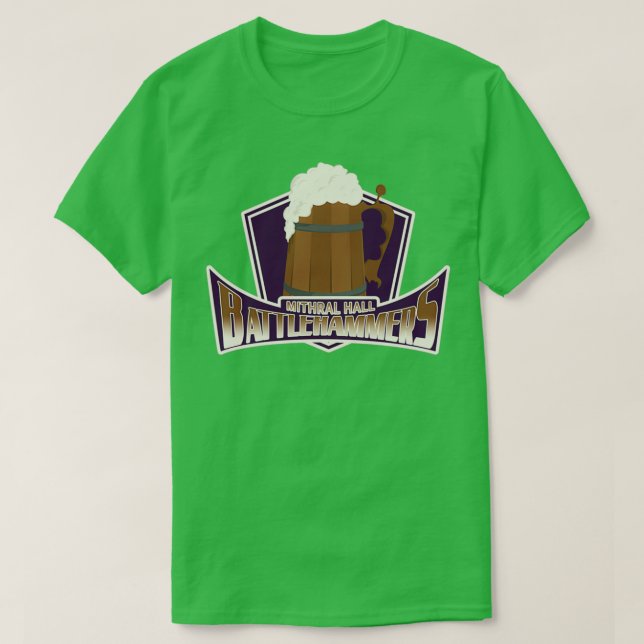 Mithral Hall Battlehammers T-Shirt (Design vorne)