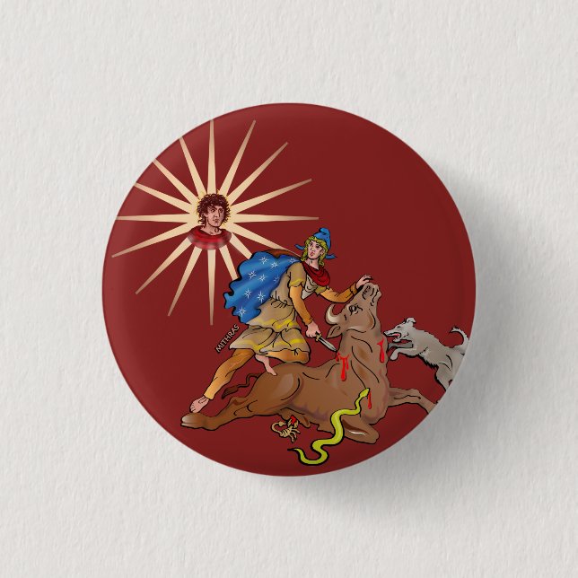 Mithras Button (Vorderseite)