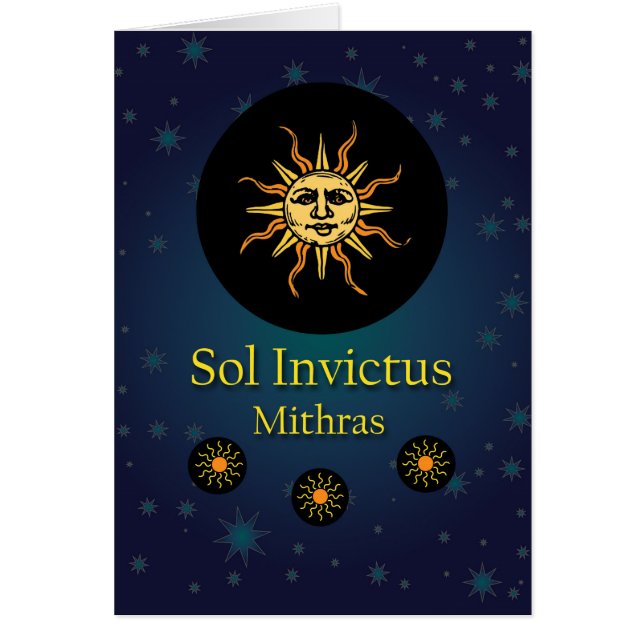Mithras, The Invisible Winter Sun Illustration (Vorne)