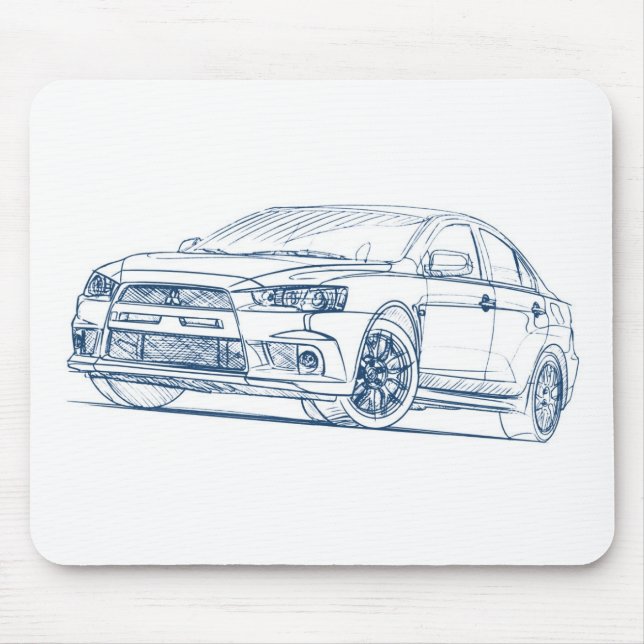 MITLancer Evo HERR 2011 Mousepad (Vorne)