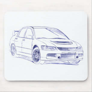 MITLancer Evo IX Mousepad
