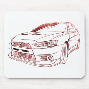 MITLancer Evo X 2008 Mousepad