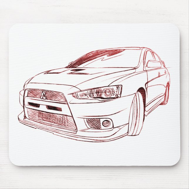 MITLancer Evo X 2008 Mousepad (Vorne)