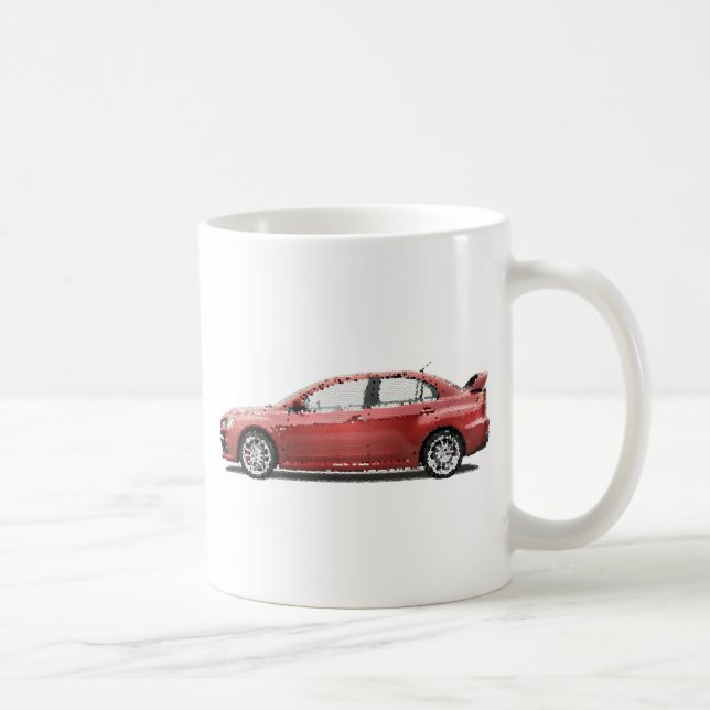MITLancer Evo X geknackt Tasse (Rechts)