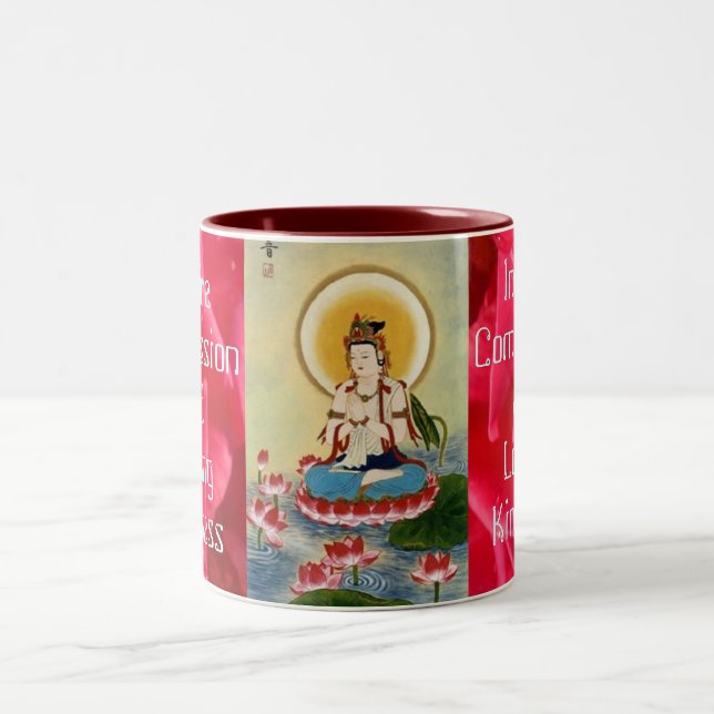 Mitleid-Tasse Zweifarbige Tasse (Mittel)