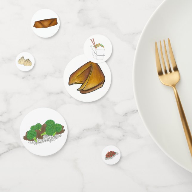 Mitnehmen Chinesisches Restaurant Küche mitnehmen Konfetti (Gruppe)