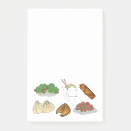 Mitnehmen Chinesisches Restaurant Küche mitnehmen Post-it Klebezettel