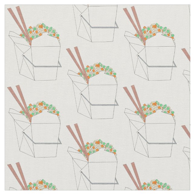 Mitnehmen Chinesisches Restaurant Küche mitnehmen Stoff (Nahaufnahme)