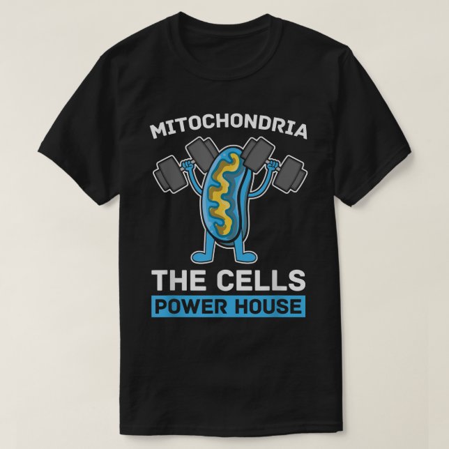 Mitochondria The Cells Power House Funny Nature B T-Shirt (Design vorne)