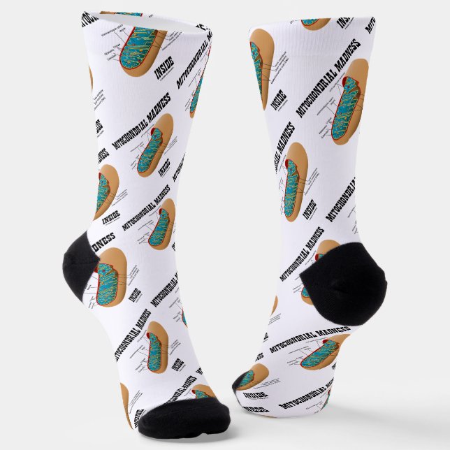 Mitochondrialer Wahnsinn innerhalb der Mitochondri Socken (Gewinkelt)
