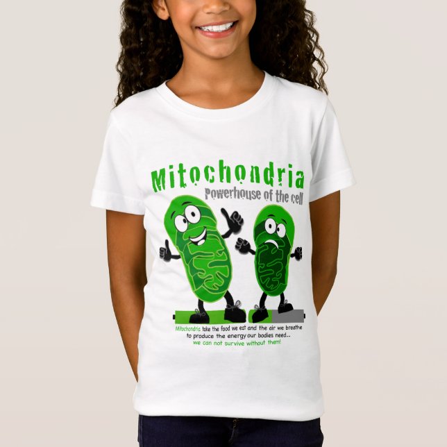 Mitochondrien-Elektrizitätskraftwerk der Zelle T-Shirt (Vorderseite)