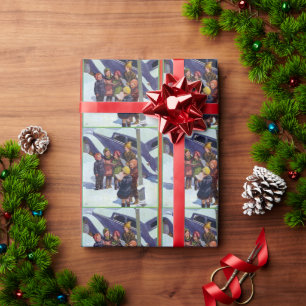 Mitspielen im Schnee Geschenkpapier