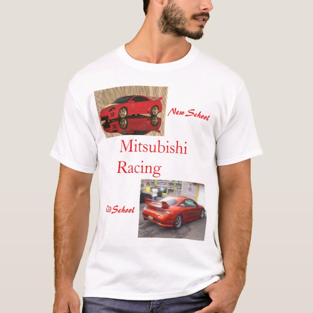 Mitsubishi-Eklipse, die T-Shirt läuft (Vorderseite)