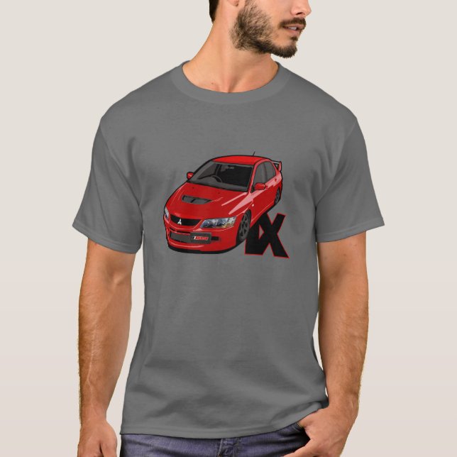 Mitsubishi EVO IX HERR T-Shirt (Vorderseite)