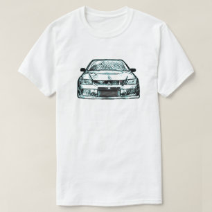 Mitsubishi-Evolution Evo acht AWD Turbo Kundgebung T-Shirt