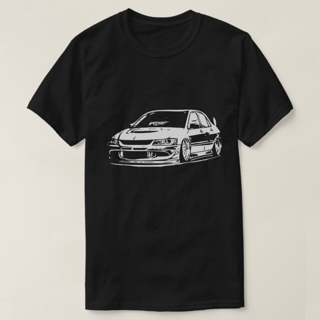 Mitsubishi Evolution Vector Image T-Shirt (Design vorne)
