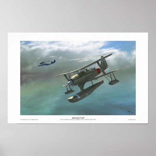 Mitsubishi F1M2 Poster (Vorne)