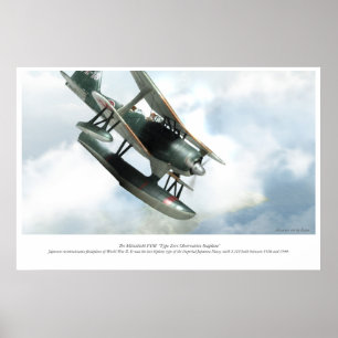 Mitsubishi F1M Poster