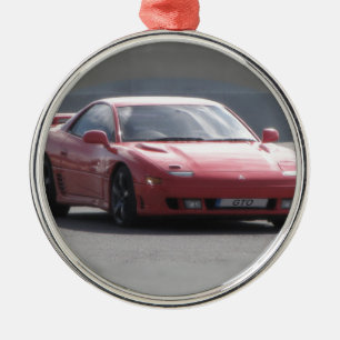 Mitsubishi GTO 3L Doppelturbo Silbernes Ornament