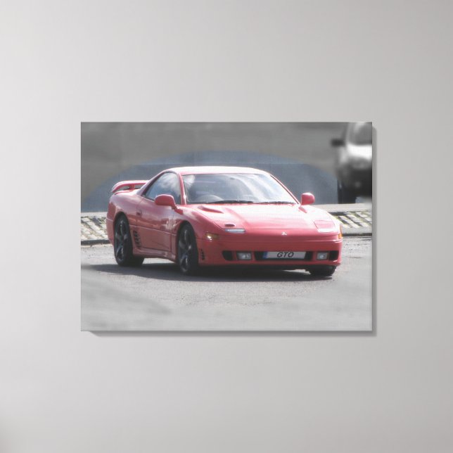 Mitsubishi GTO Twin Turbo Canvas Print Leinwanddruck (Vorderseite)