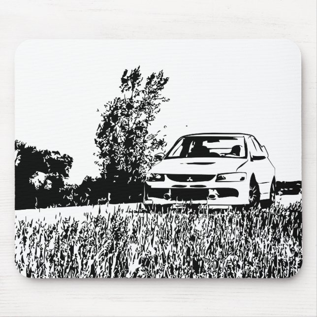 Mitsubishi Lancer Evoluion Mousepad (Vorne)