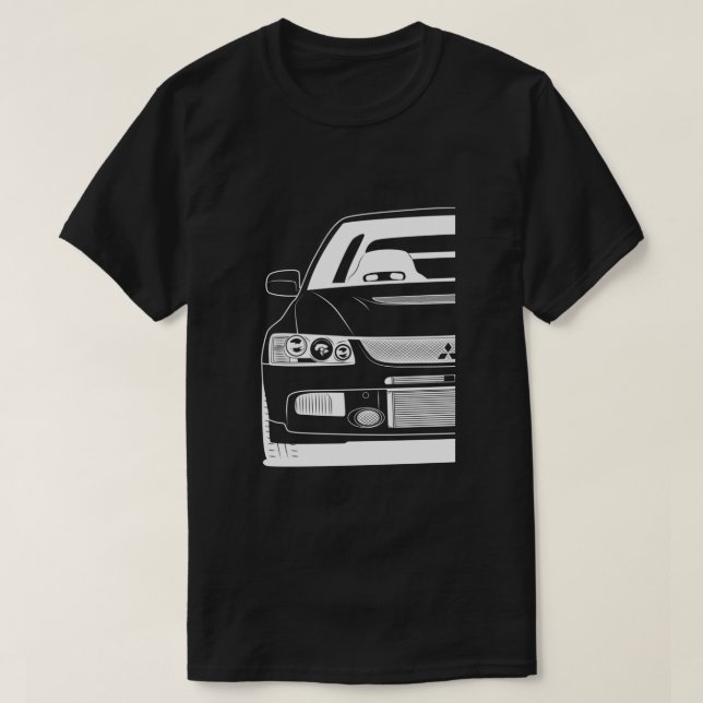 Mitsubishi Lancer Evolution 9 Best Shirt Design Re (Design vorne)