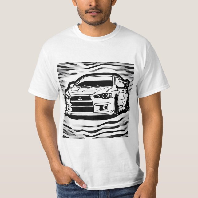 mitsubishi lancer Evolution T-Shirt (Vorderseite)