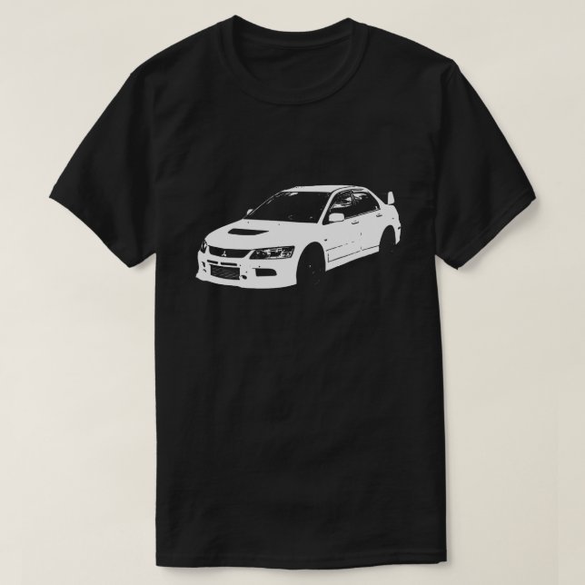 Mitsubishi Lancer Evolution  T-Shirt (Design vorne)