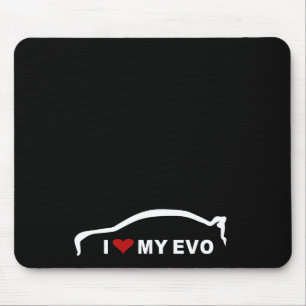 Mitsubishilancer-Evolution X - i-Liebe mein EVO Mousepad
