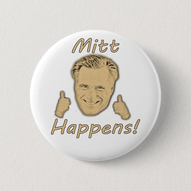 Mitt geschieht! Knopf Button (Vorderseite)