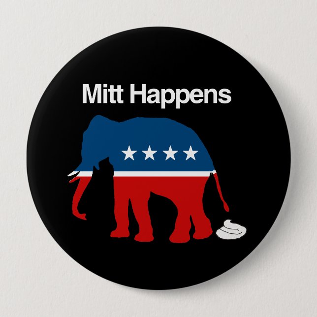 MITT HAPPENS -.png Button (Vorderseite)