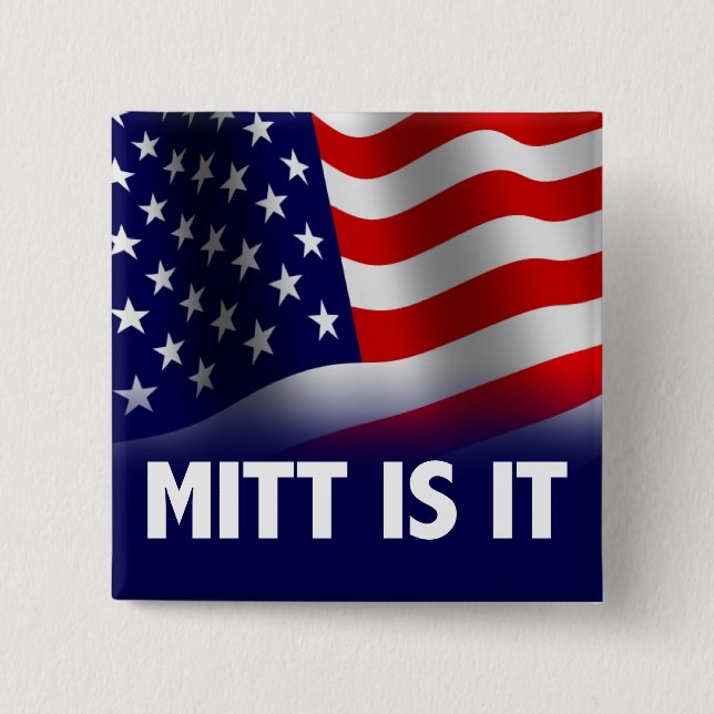 Mitt ist es - Romney Ryan 2012 Button (Vorderseite)