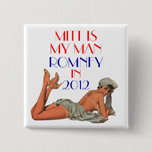 Mitt ist mein Mann romney Button