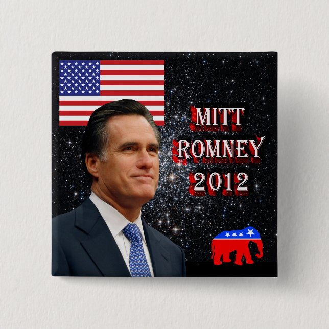 Mitt Romney 2012 Button (Vorderseite)