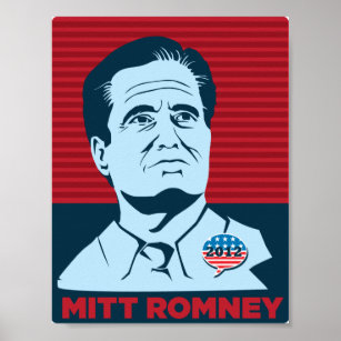 Mitt Romney 2012 Präsidentschaftswahlposter Poster