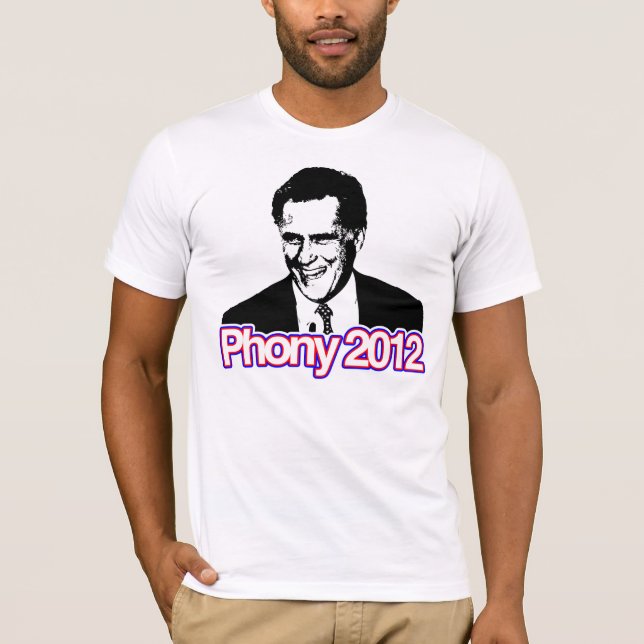 Mitt Romney - aufgesetztes 2012 T-Shirt (Vorderseite)