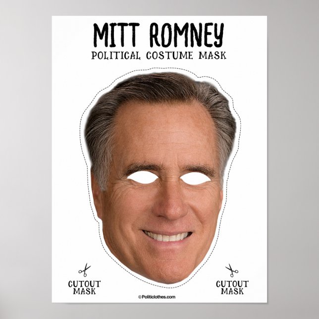 Mitt Romney Costume Mask Poster (Vorne)