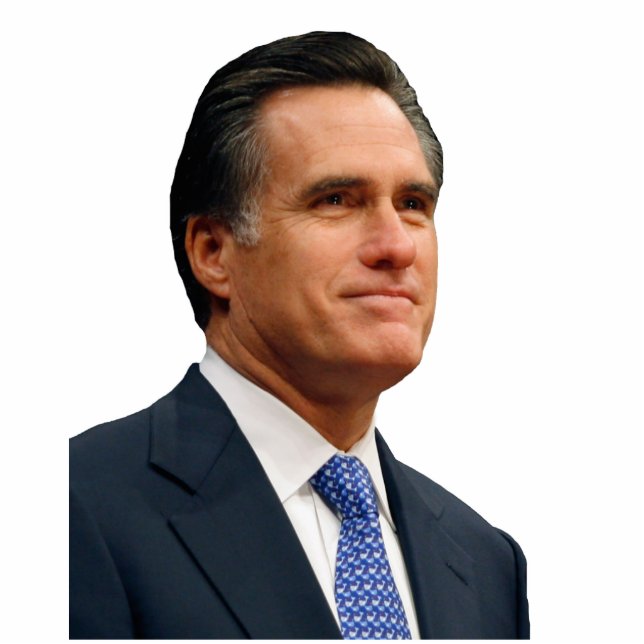 Mitt Romney Freistehende Fotoskulptur (Vorne)
