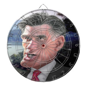 Mitt Romney Funny Dartboard von Rick London Dartscheibe