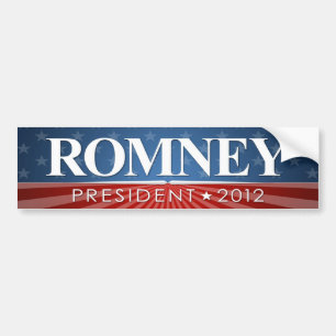 Mitt Romney für Präsident 2012 Autoaufkleber
