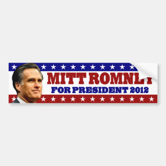 Mitt Romney für Präsidenten 2012 Autoaufkleber