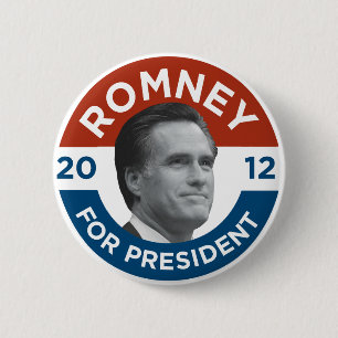 Mitt Romney für Präsidenten 2012 Button
