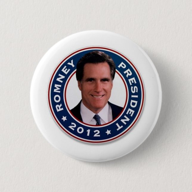 Mitt Romney für Präsidenten 2012 Button (Vorderseite)