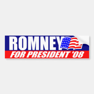 Mitt Romney für Präsidenten Autoaufkleber 2008