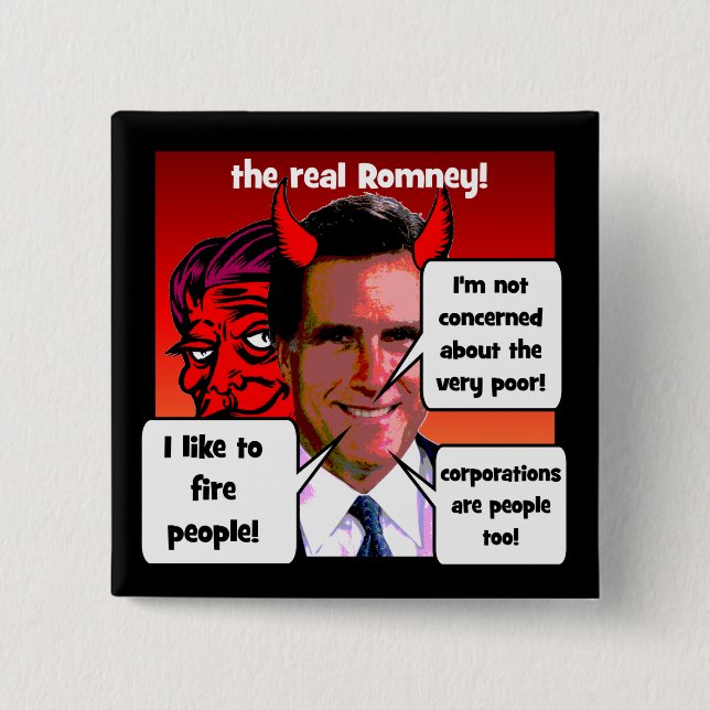 Mitt Romney gaffs Button (Vorderseite)