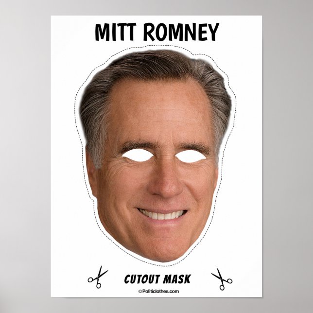 MITT ROMNEY Halloween Mask Poster (Vorne)