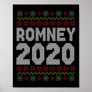 Mitt Romney Hässliches Weihnachten Konservativer R Poster